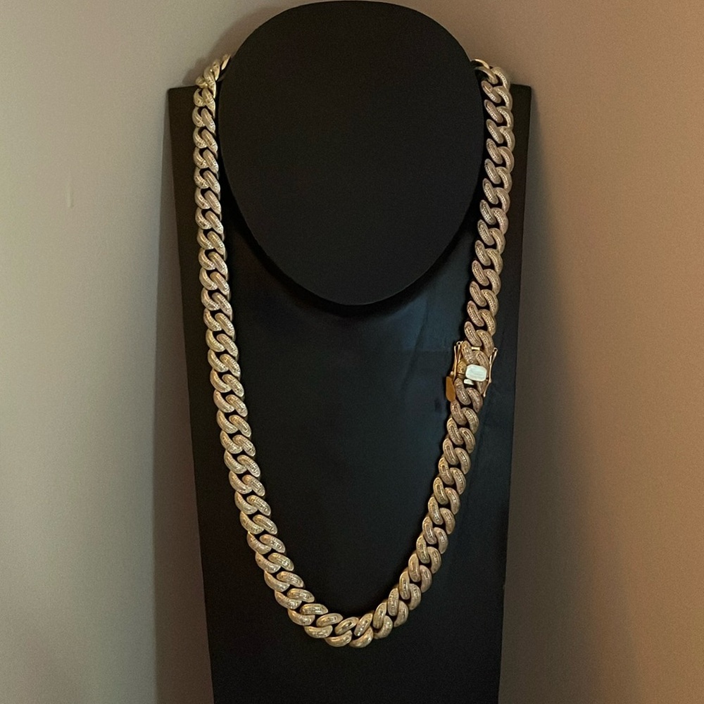 30” inches Sterling silver necklace for men